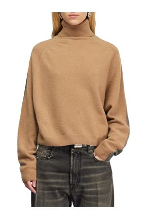 Beige and grey cashmere  jumper SEMI COUTURE | Y5WD16V34X